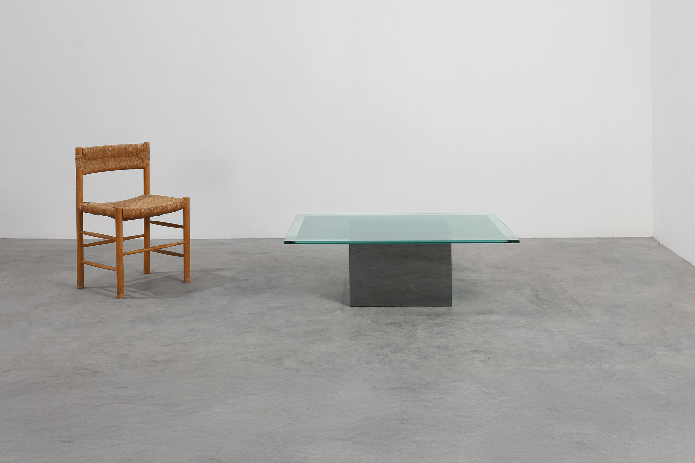 Italian Mirror and Glass Coffee Table by Nanda Vigo for Acerbis, 1971thumbnail
